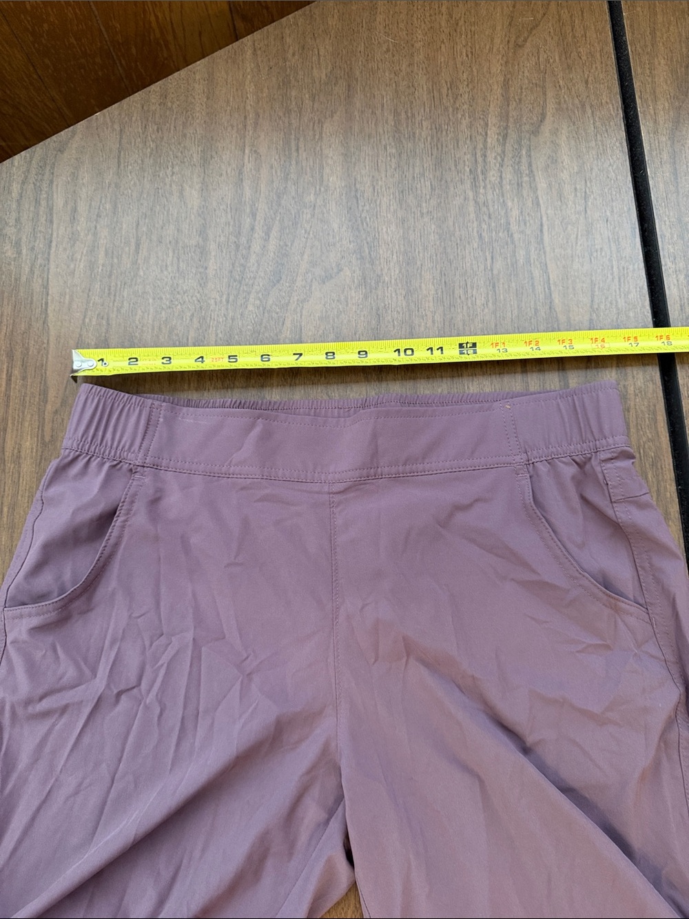 Eddie Bauer Traveler Mauve Cropped Ankle Pants